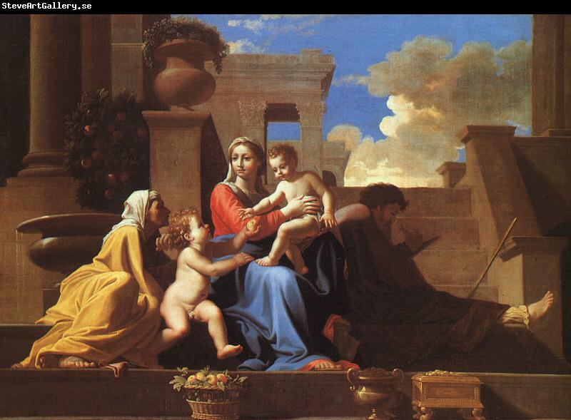 Nicolas Poussin Holy Family on the Steps